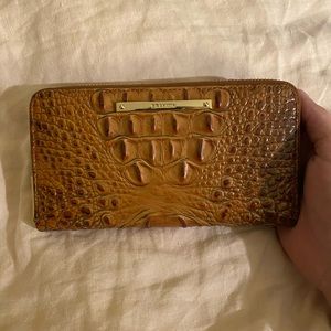 Brahmin Suir Wallet Toasted Almond